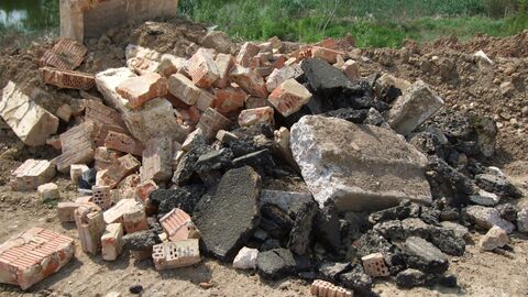 Lagerung von Bauschuttgemischen Lagerung von Bauschuttgemischen