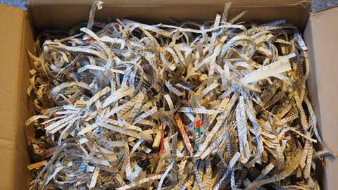 Altpapier aus Reißwolf