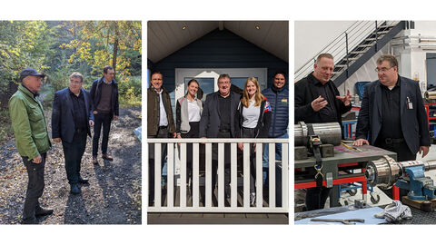 Regierungspräsident Mark Weinmeister besichtigt die Kasseler Dönche, die Vital Camp GmbH in Zierenberg und den „Spindeldoctor“ in Naumburg