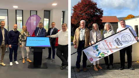 Regierungspräsident Mark Weinmeister besucht die Wirtschaftsförderung und den Geo-Naturpark im Werra-Meißner-Kreis