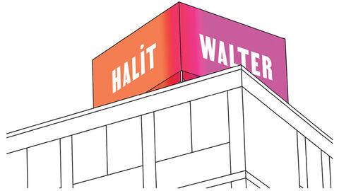Kunstprojekt „86° (WALTER HALİT)“ Entwurf des Kunstwerks