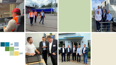 Collage der RP vor Ort-Reise