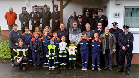 Neubau des Feuerwehrhauses in Frankenhain (Konfirmationsstadt Schwalmstadt)