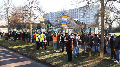 Landesweite Proteste