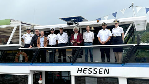 Delegation der Fregatte Hessen besucht das Regierungspräsidium Kassel