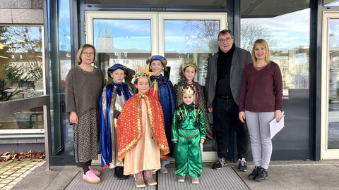 Sternsinger beim Regierungspräsidium Kassel