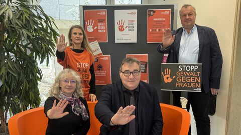 Ein Zeichen setzen gegen Gewalt an Frauen: RP Kassel beteiligt sich an Kampagne #orangetheworld 