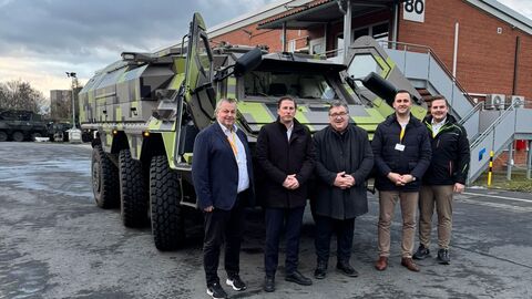 Starker Rüstungsstandort Kassel: Regierungspräsident Weinmeister besucht das Unternehmen Rheinmetall